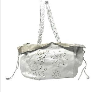 ROBERTA GANDOLFI leather boho style bag, made in Italy - NWOT